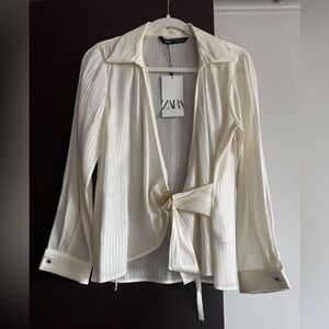 Zara Cream Shirt - NWT